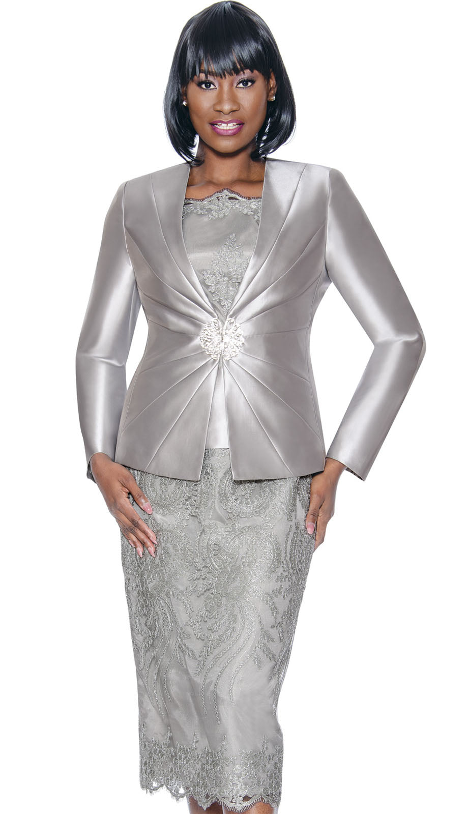 Terramina 7817-SLV-CO Church Suit