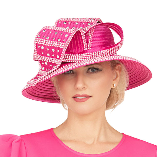Giovanna HR22130-FCH Church Hat