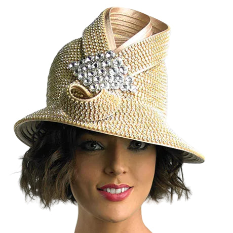Lily And Taylor Hat H698-GLD-QS