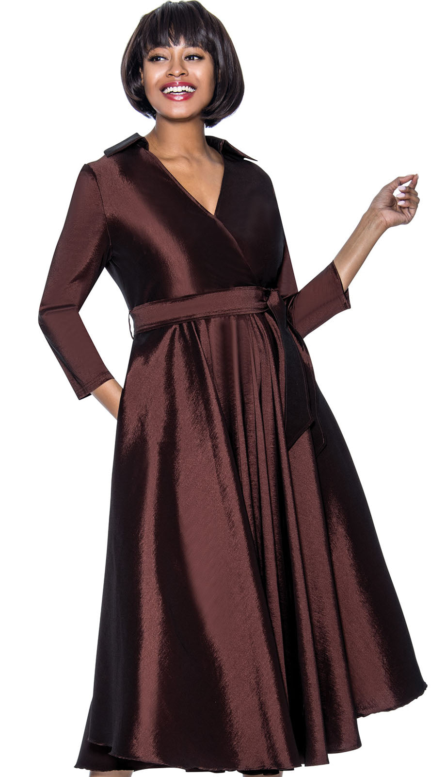 Terramina 7869-BRN-CO Church Dress