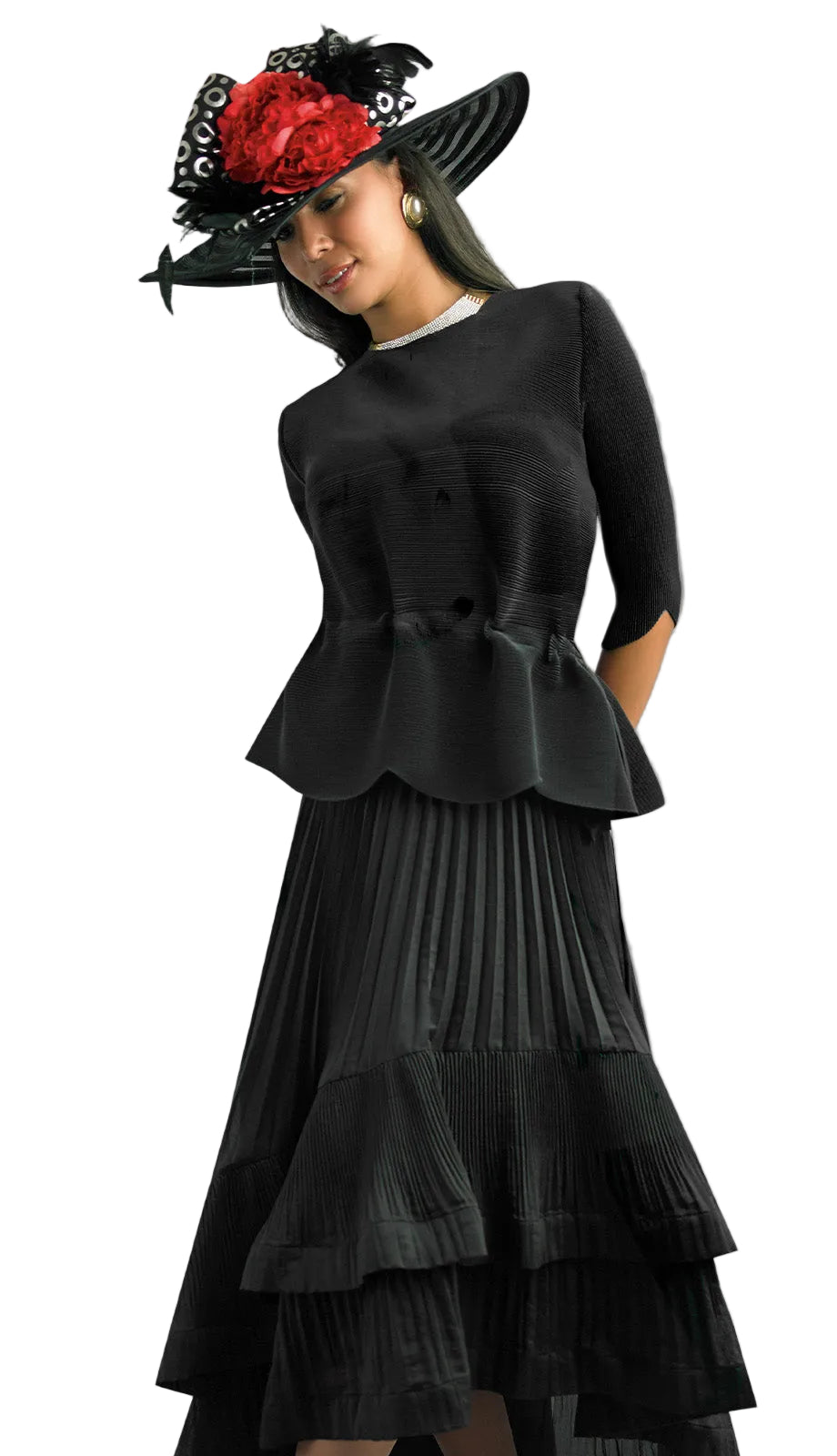 Lily and Taylor 5101-BLK Womens