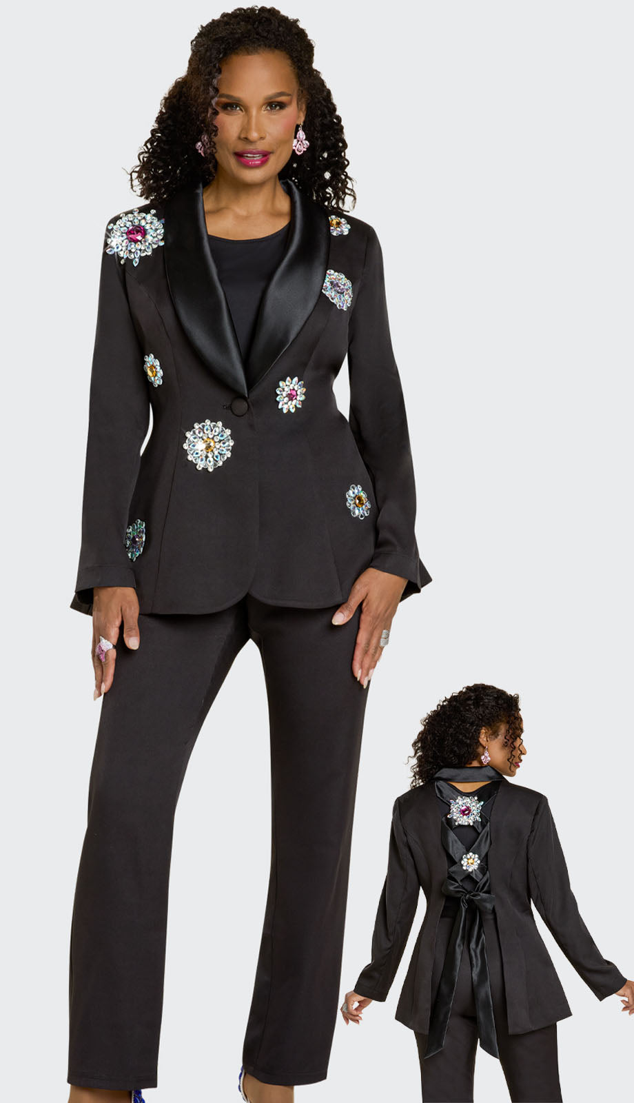 Donna Vinci 12243 Womens Pant Suit