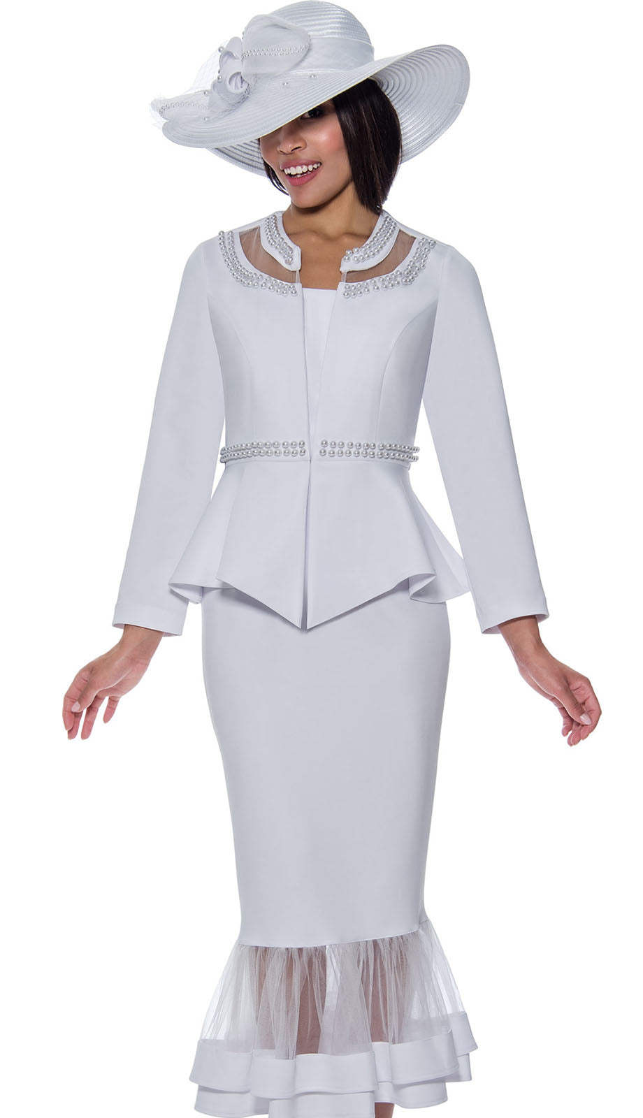 GMI 9512-WHT-QS Church Suit