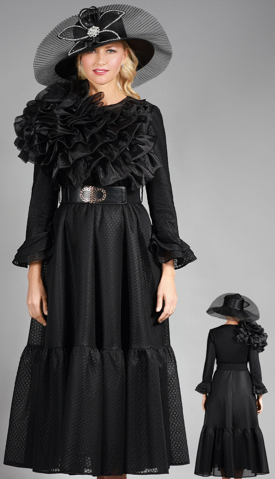 Giovanna D1674-H Church Dress-Hat