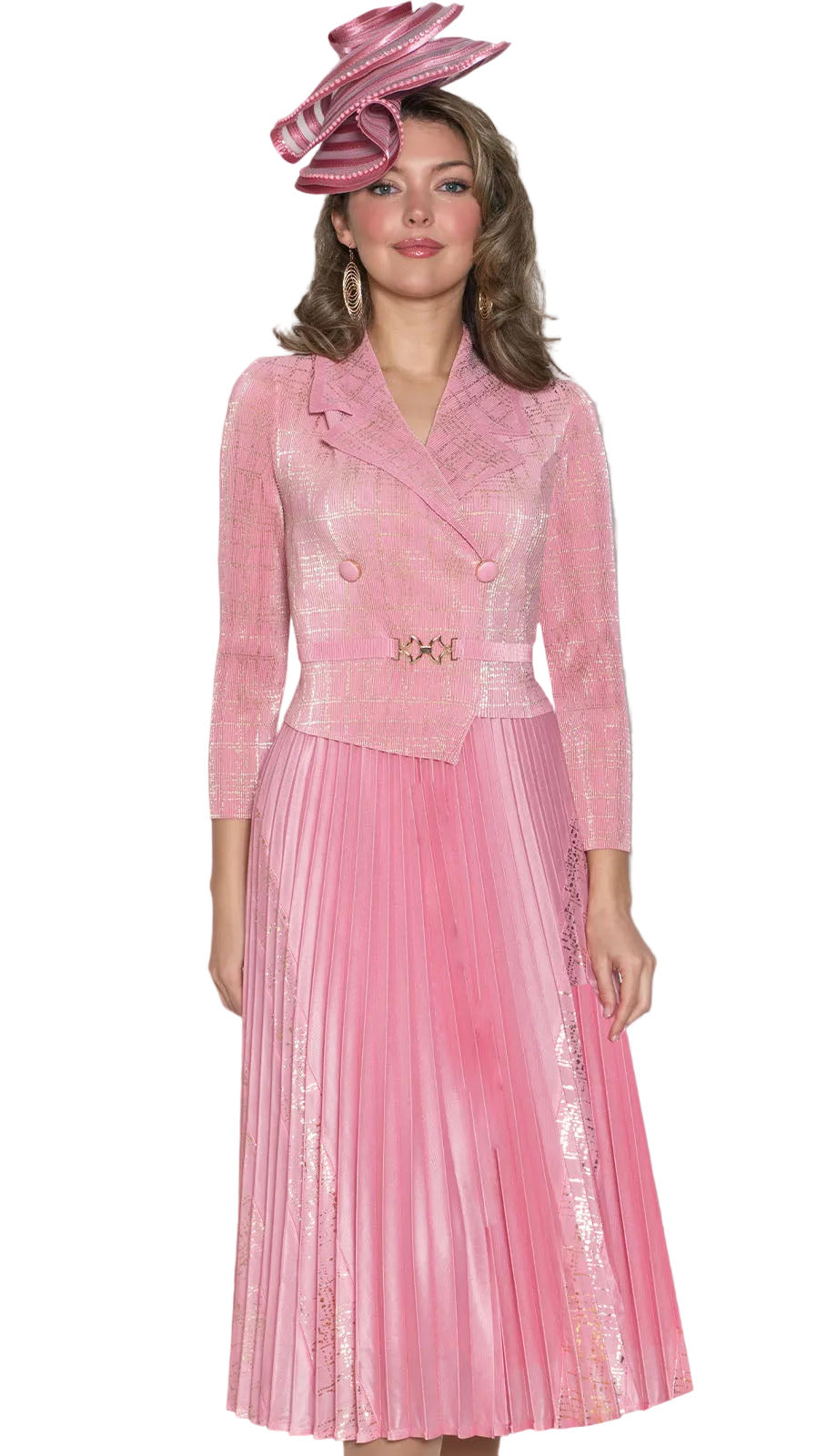 Lily and Taylor 5091-PNK-H Church Hat