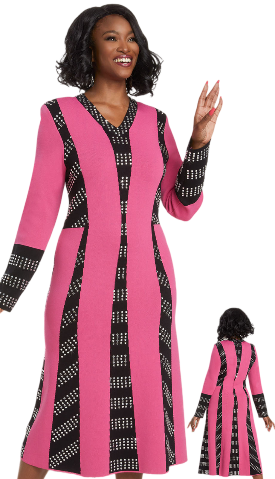 Donna Vinci Knit 13381-QS Church Dress Donna Vinci Knit 13381-QS Church Dress