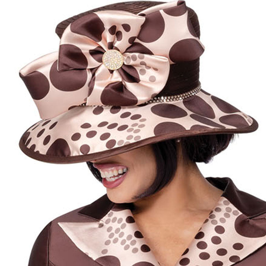 Dorinda Clark Cole 400682-BRN-H-IH Church Hat
