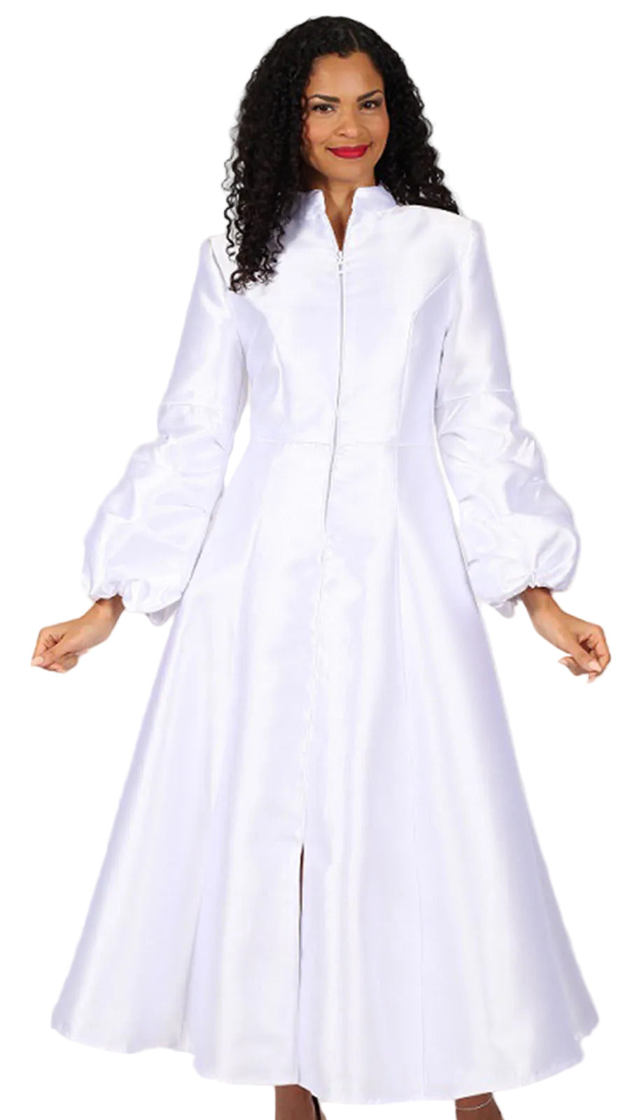 Diana Couture 8601-WHT-CO Church Robe