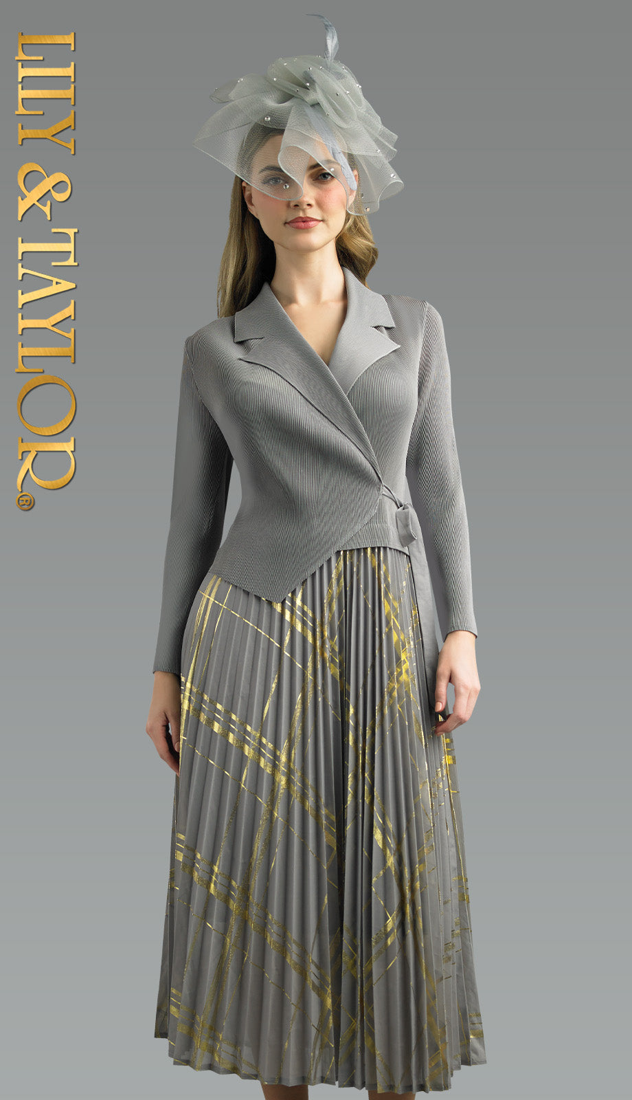 Lily and Taylor 5092-SWG Church Dress