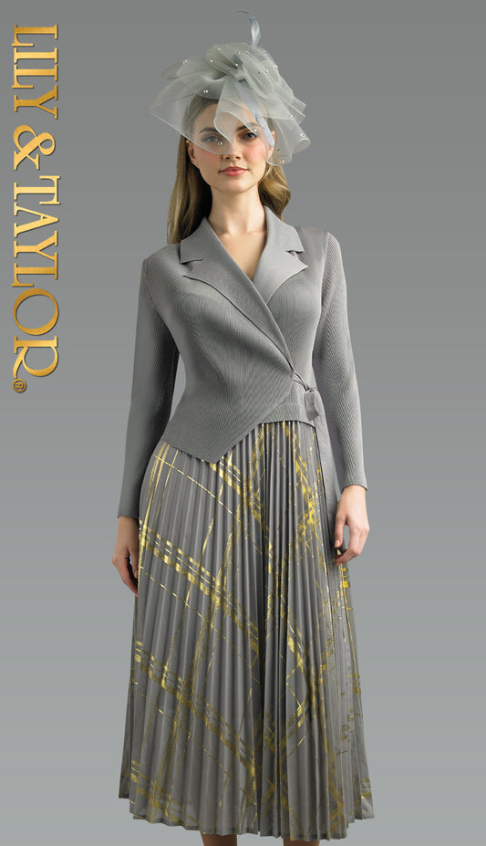 Lily and Taylor 5092-SWG Church Dress