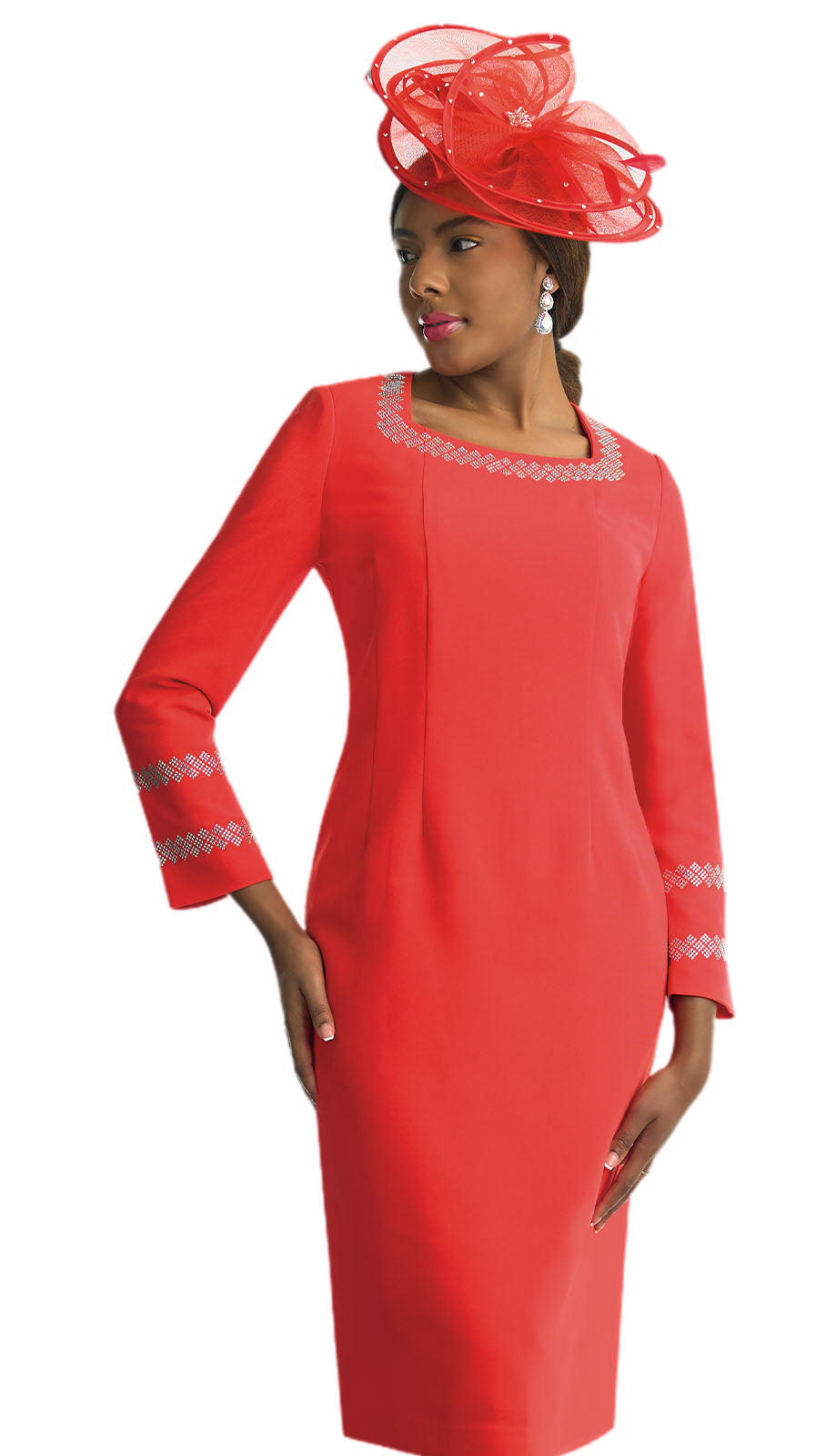 Lily and Taylor 4723-BORG Church Dress