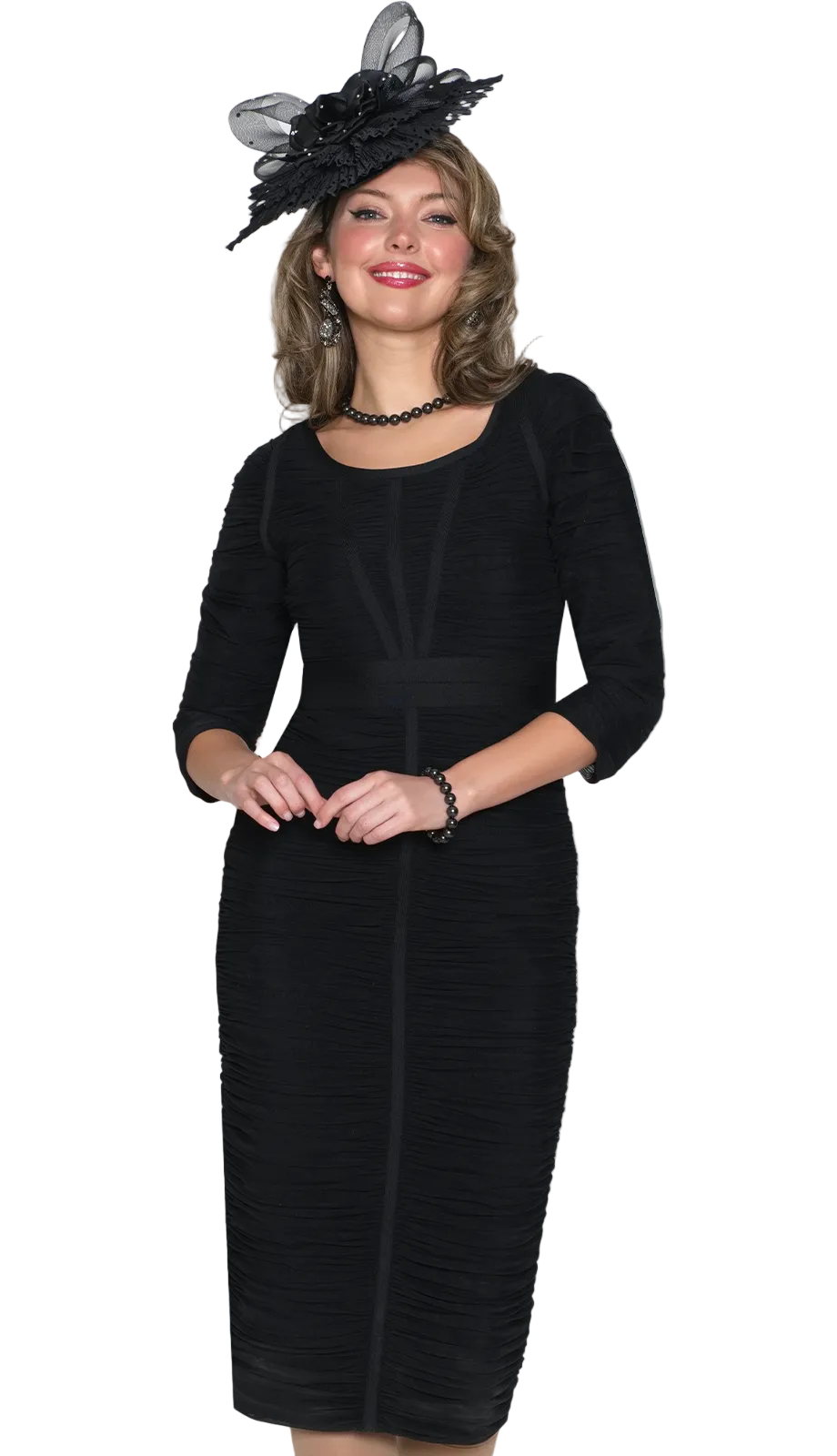 Lily and Taylor 902-BLK Black / L (14-16)