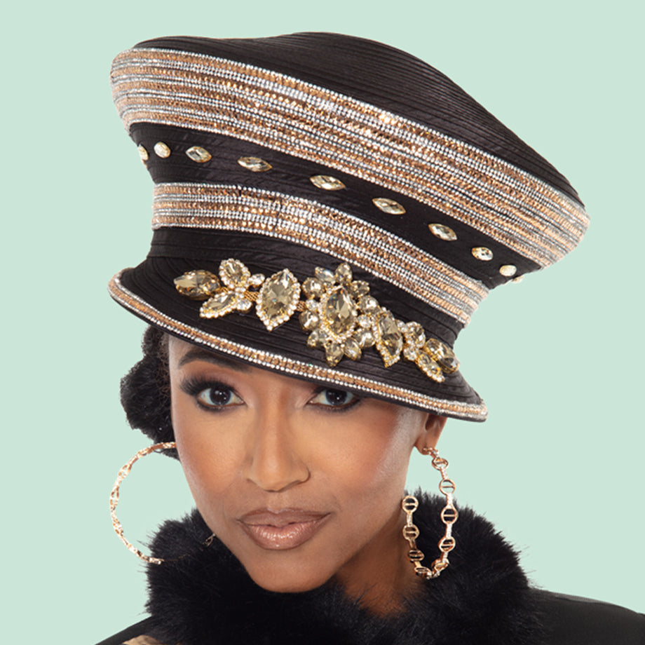 Donna Vinci H12224-BLG-QS Womens Church Hat