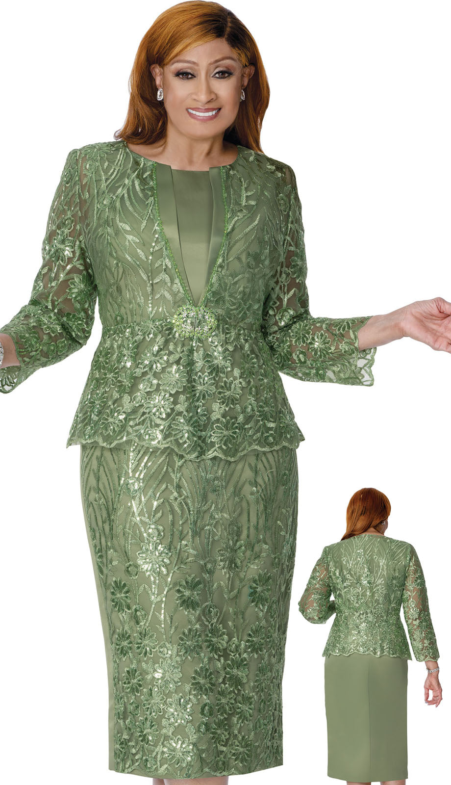 Dorinda Clark Cole 310123-QS Church Suit
