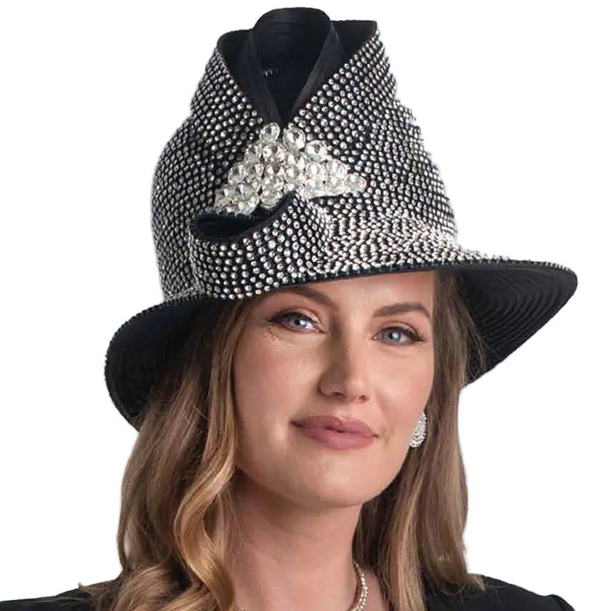 Lily And Taylor Hat H698-BLK