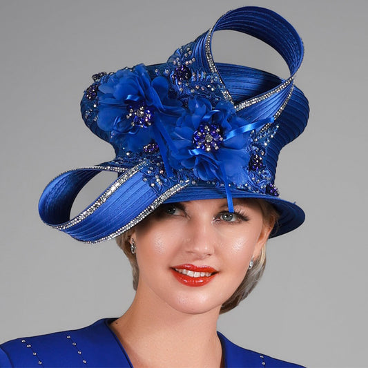 Giovanna HR22151-RYL Church Hat