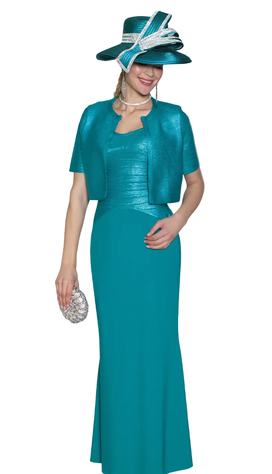 Lily And Taylor 885-TUR Church Dress