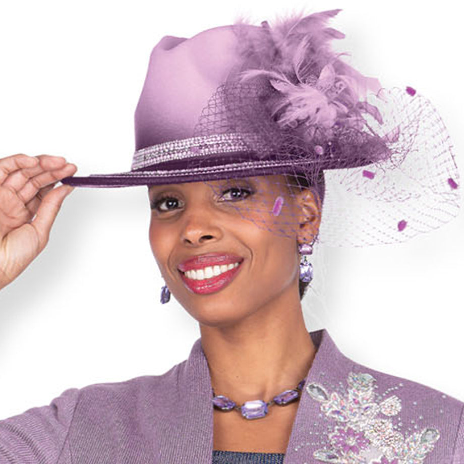 Champagne Italy H5959-LIL-IH Unisex Church Hat