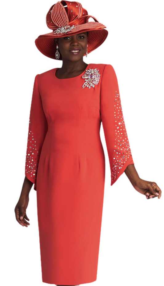 Lily And Taylor 4385-BORG-QS Church Dress