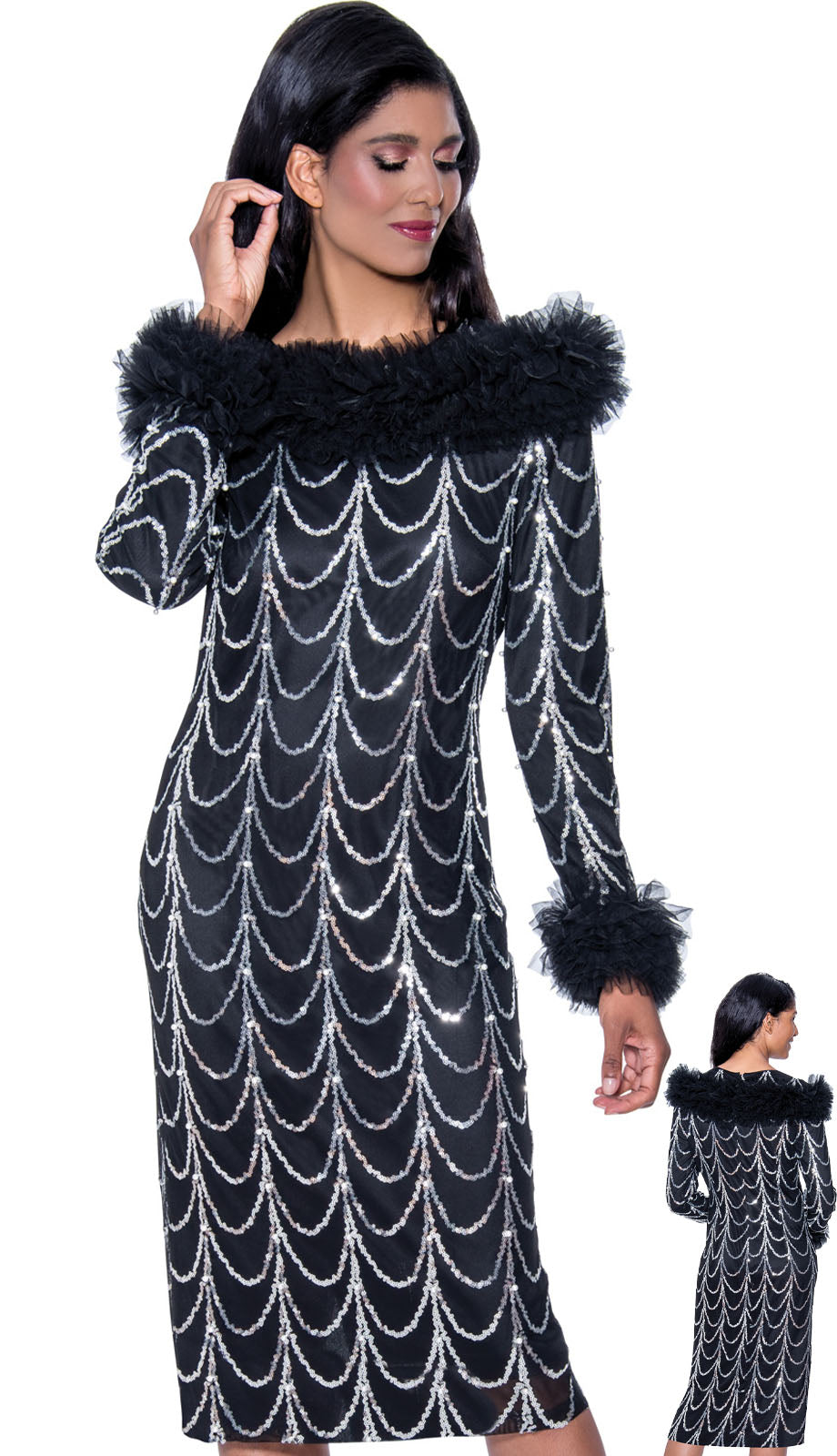 Dorinda Clark Cole 309271-QS Church Dress