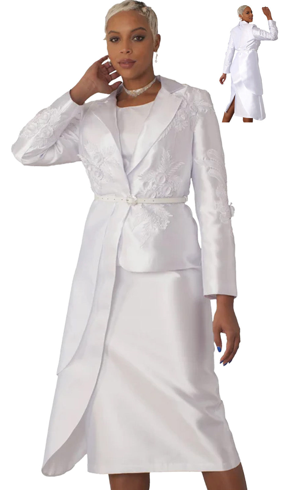 Tally Taylor 4812-WHT-CO Church Dress