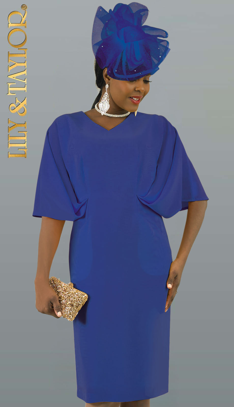 Lily And Taylor 4999-RYL Church Dress
