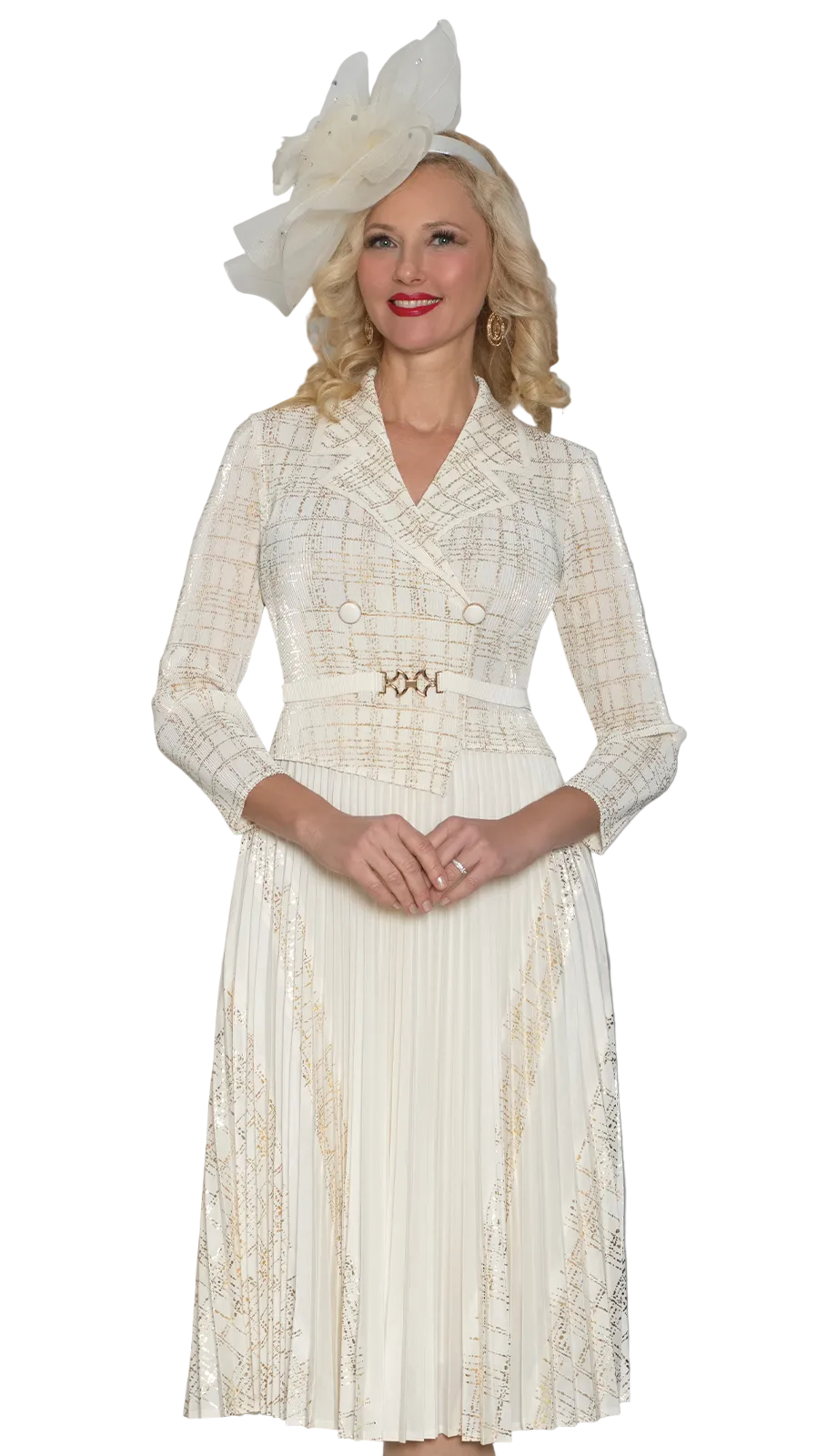 Lily And Taylor 5091-IVO Church Dress