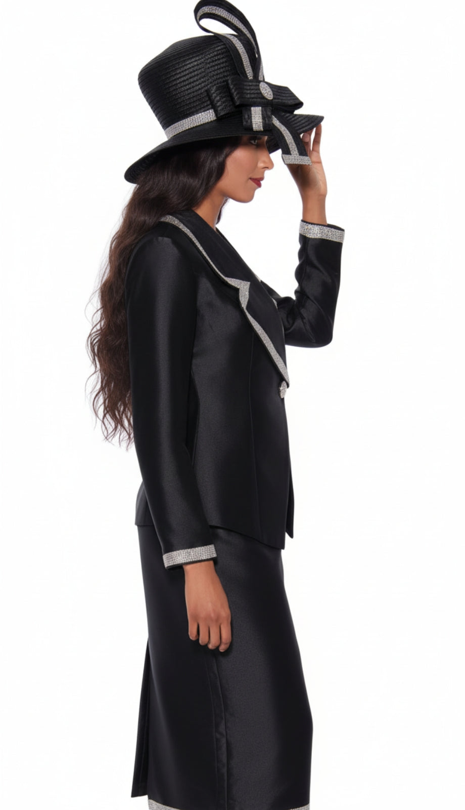 GMI 9872-BLK-IH Church Suit