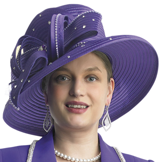 Lily And Taylor Hat H112-PUR