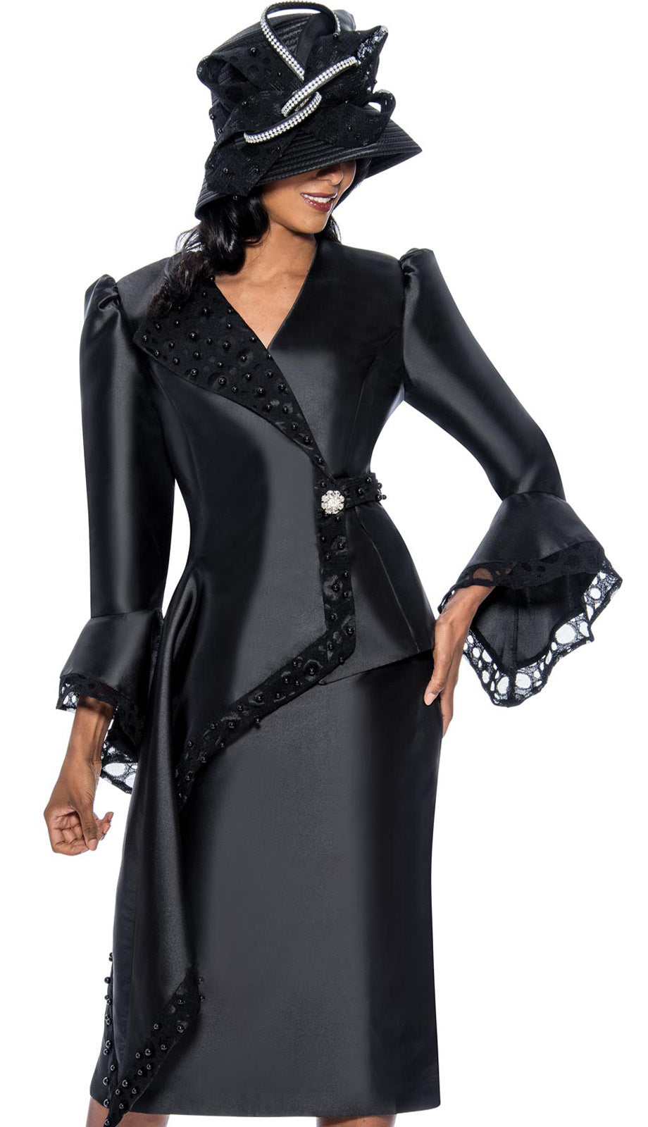 GMI 8792-BK-QS Womens Sunday Suit