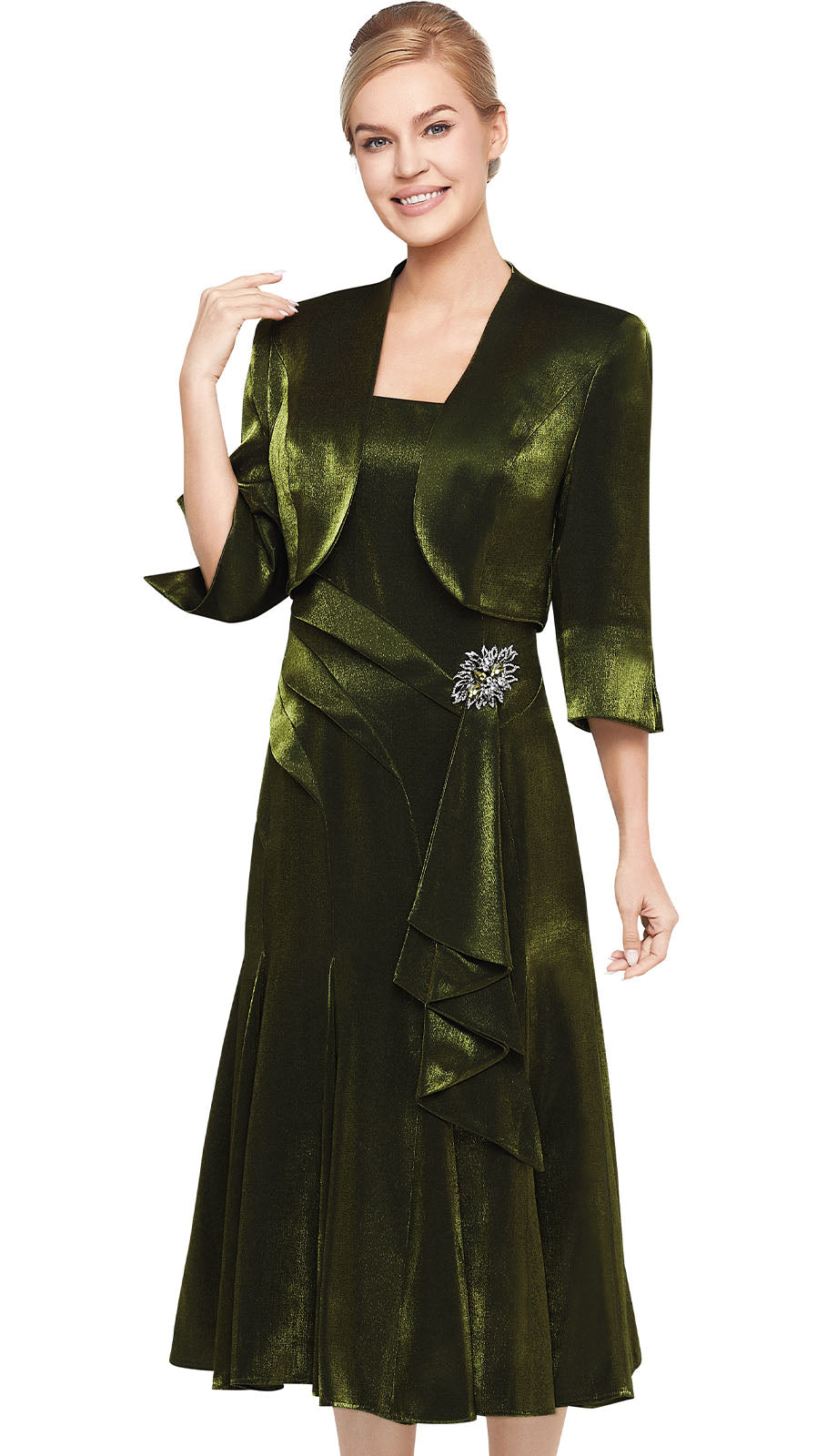 Nina Nischelle 2680-OLI Church Dress