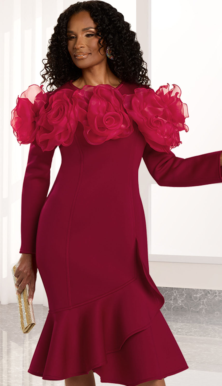 Donna Vinci 12109-BRY-QS Church Dress