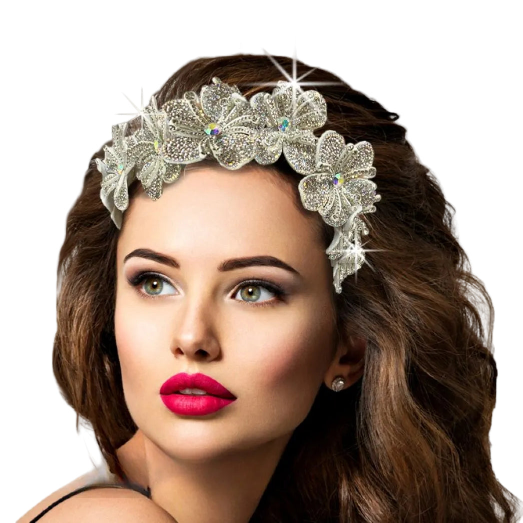 FA3071B TIARA-OFW Church Fascinator