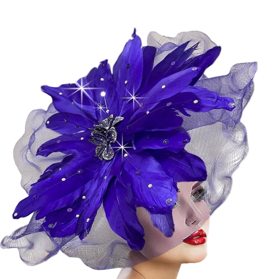 MANDARIN FA3200-PU Church Fascinator