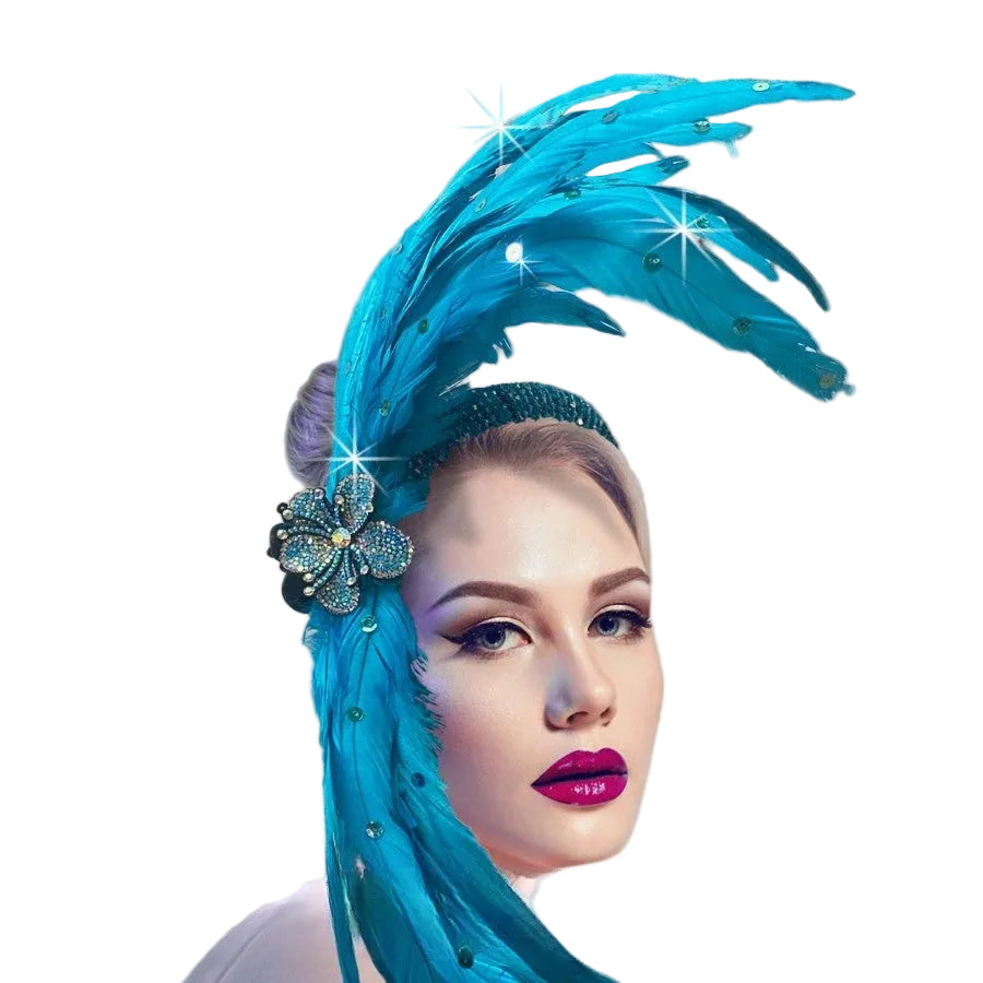 JOSEPHINE BAKER FA3217-TUR Church Fascinator