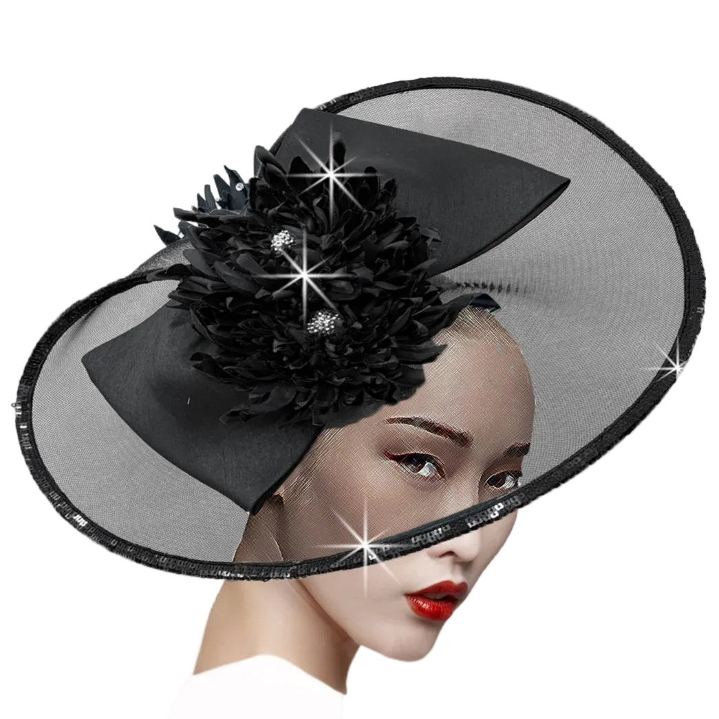 Church Hat FA3458 KEIKO-BLACK