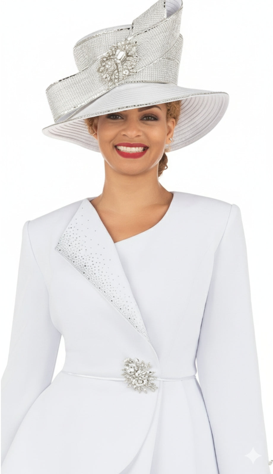 Giovanna G1183-WHT Church Suit