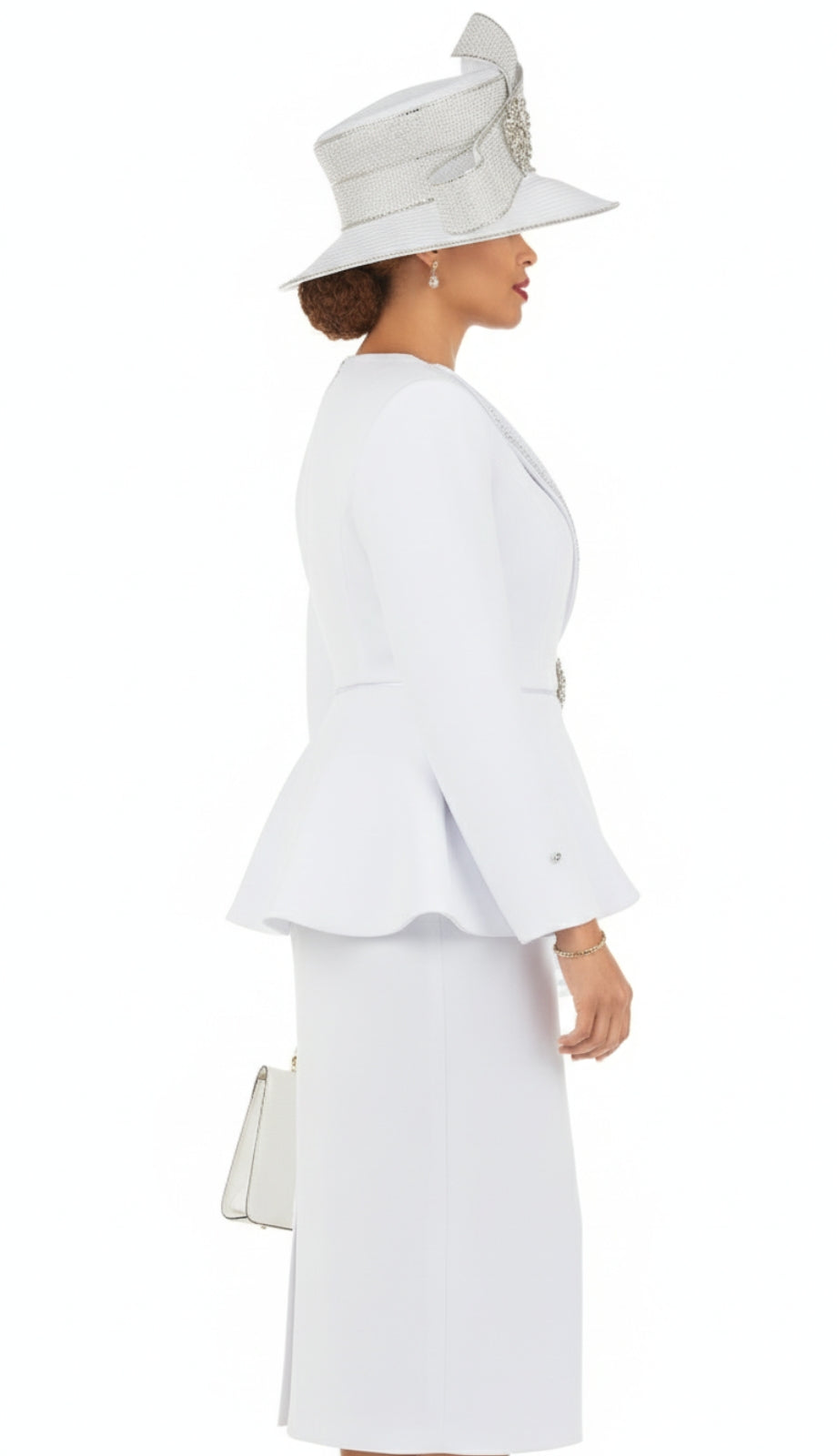 Giovanna G1183-WHT Church Suit