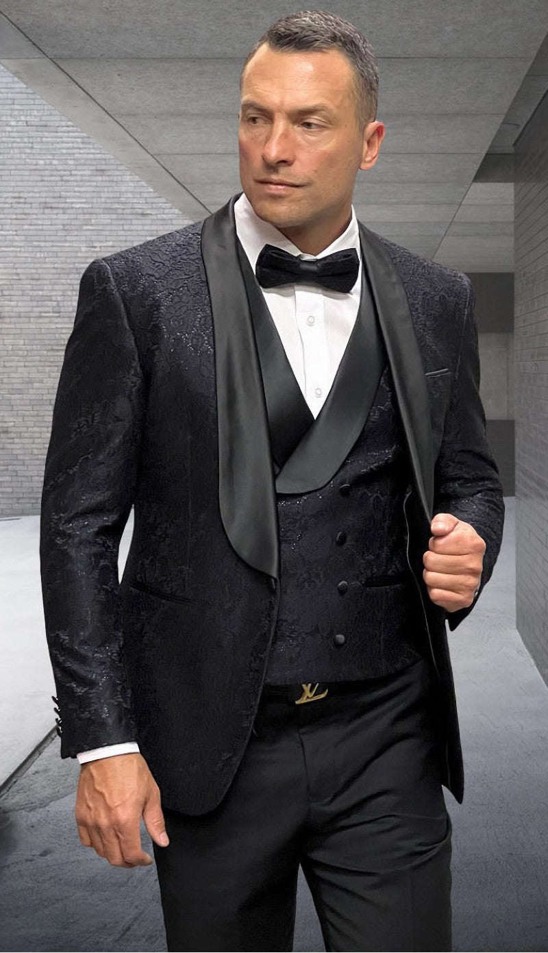 Mens GRAMMY-BLK-CO Church Tuxedo