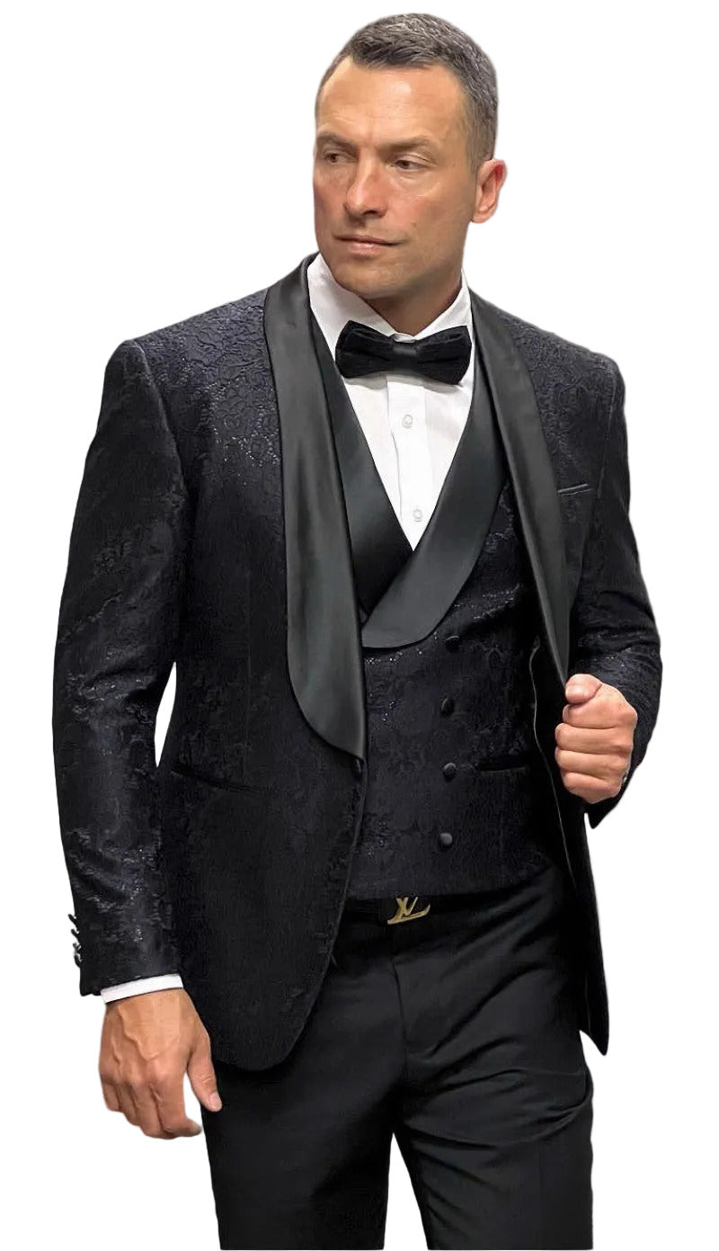 Mens GRAMMY-BLK-CO Church Tuxedo