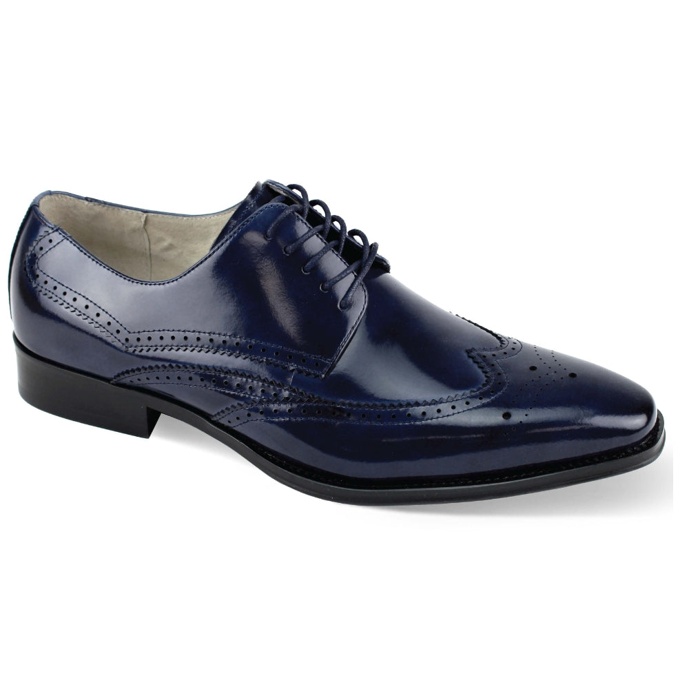 Giovanni LINCOLN-NVY Leather Shoes
