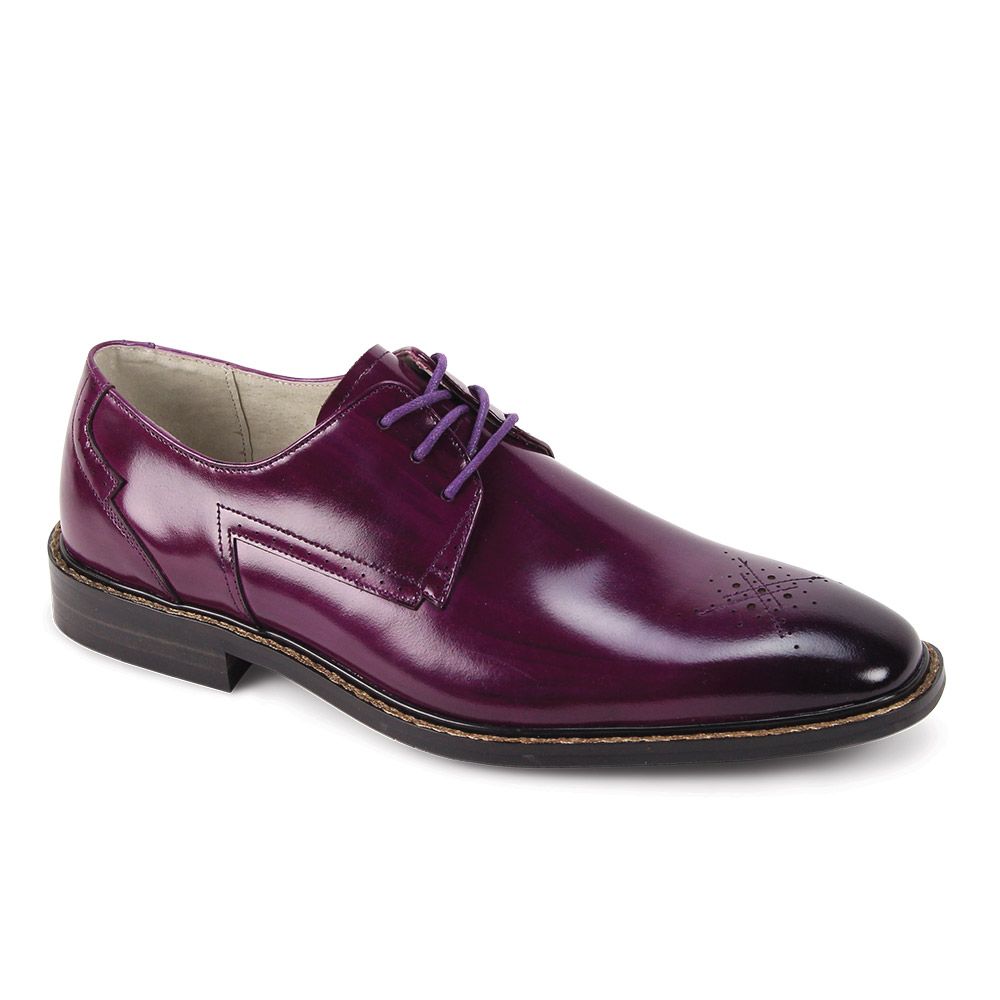 Giovanni TOBY-PURPLE Leather Shoes