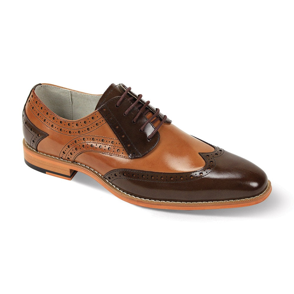 Giovanni TROY-CHBRN-TAN Leather Shoes