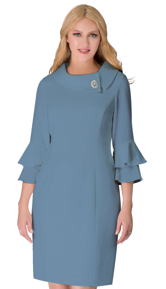 Giovanna D1518-BLU Church Dress
