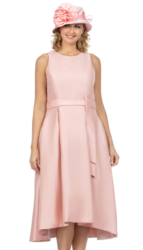 Giovanna D1538-PIN Hi-Lo Dress