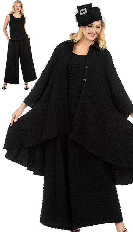 Giovanna 0948-BLK Church Suit