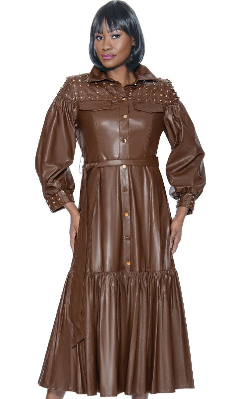 Terramina 7082-BRN Church Dress