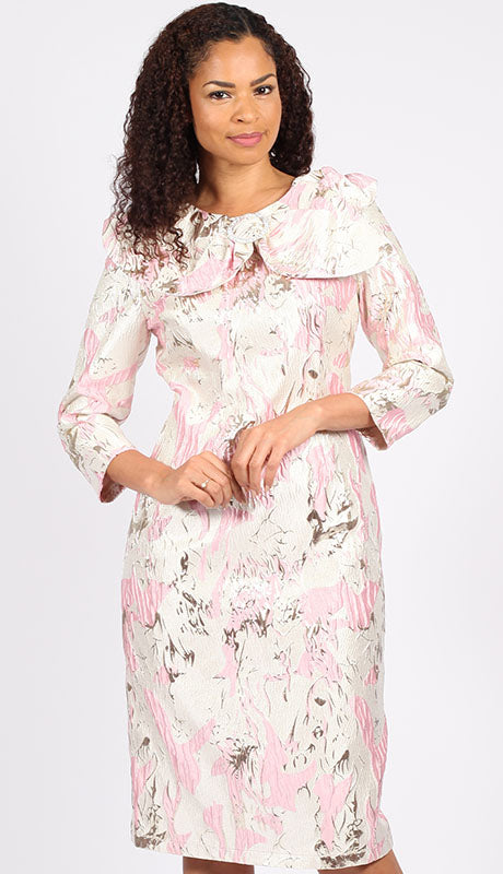 Diana Couture 8747-PNK Church Dress