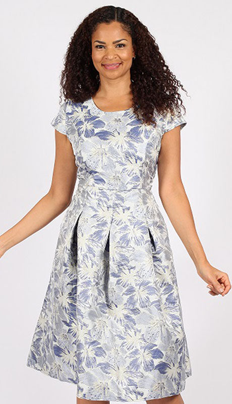 Diana Couture 8751-BLU Church Dress