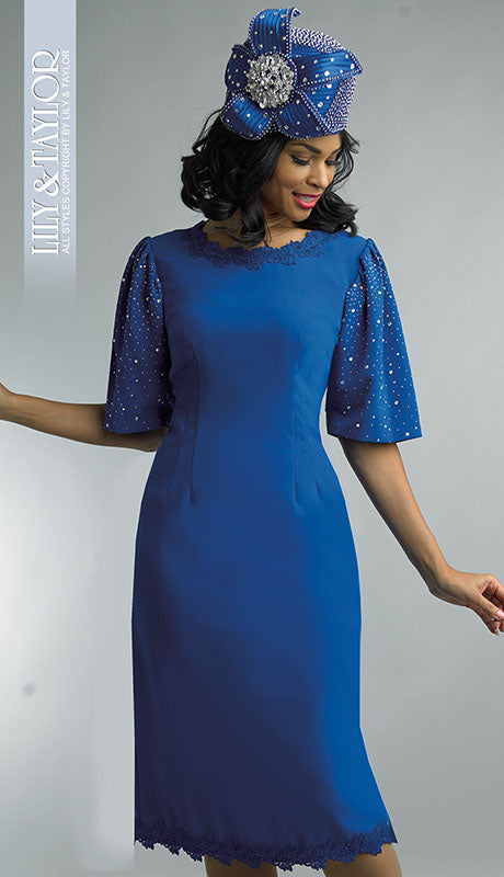 Lily And Taylor 4599-RYL Church Dress